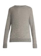 Vince Distressed Crew-neck Cashmere Sweater