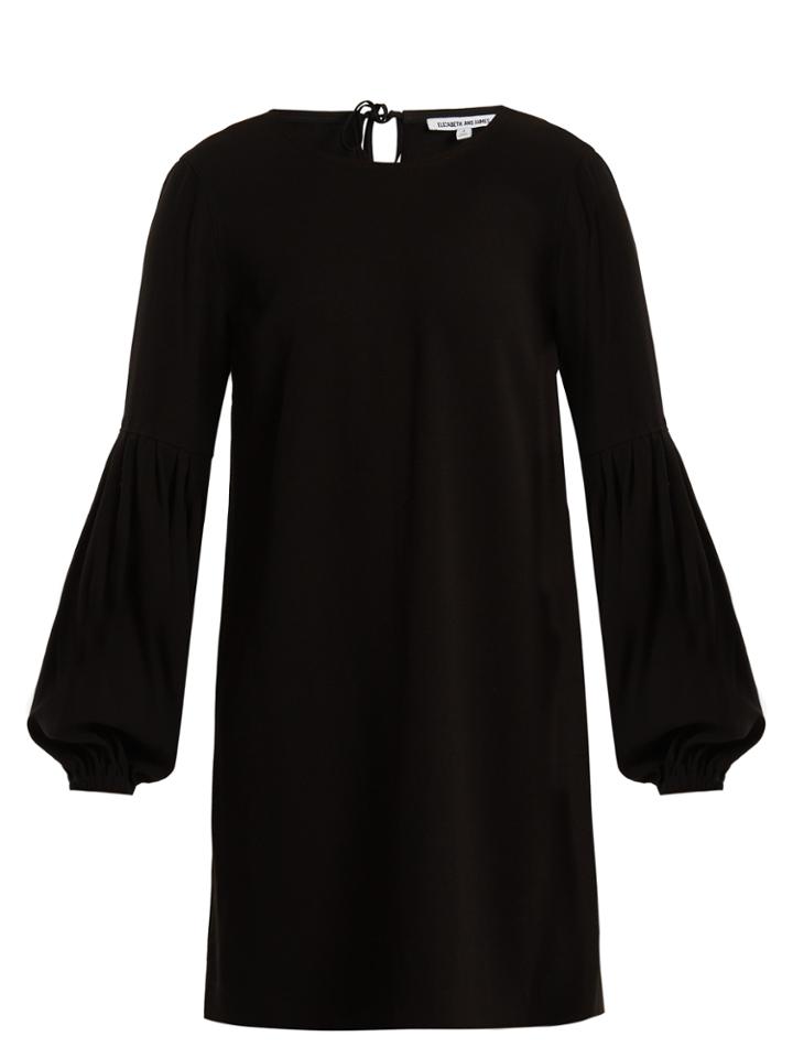Elizabeth And James Claudia Scoop-neck Crepe-cady Dress
