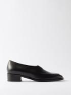 Peter Do - V-cut Leather Loafers - Womens - Black