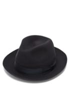 Matchesfashion.com Lock & Co. Hatters - Fairbanks Felt Trilby Hat - Mens - Navy