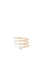 Matchesfashion.com Shay - Diamond & 18kt Rose-gold Spiral Ring - Womens - Rose Gold