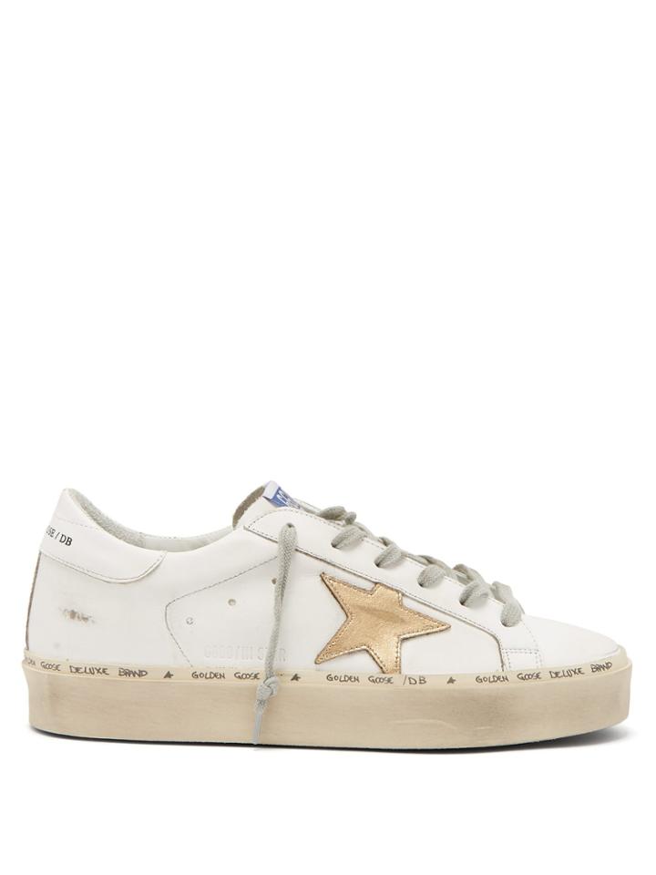 Golden Goose Deluxe Brand Hi Star Low-top Leather Trainers