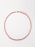 Missoma - Jasper & 18kt Gold-plated Beaded Necklace - Womens - Red