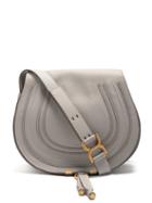 Matchesfashion.com Chlo - Marcie Mini Grained Leather Cross Body Bag - Womens - Grey