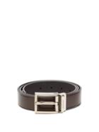 Matchesfashion.com Givenchy - Reversible Full Grain Leather Belt - Mens - Black Brown