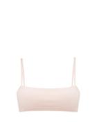 Matchesfashion.com Mara Hoffman - Sia Square Neck Ribbed Bikini Top - Womens - Pink