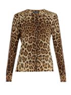 Dolce & Gabbana Leopard-print Wool Cardigan
