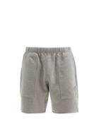 Matchesfashion.com Ami - Ami De Caur-logo Cotton-jersey Track Shorts - Mens - Grey