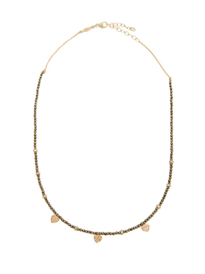 Jacquie Aiche Diamond, Pyrite & Yellow-gold Necklace