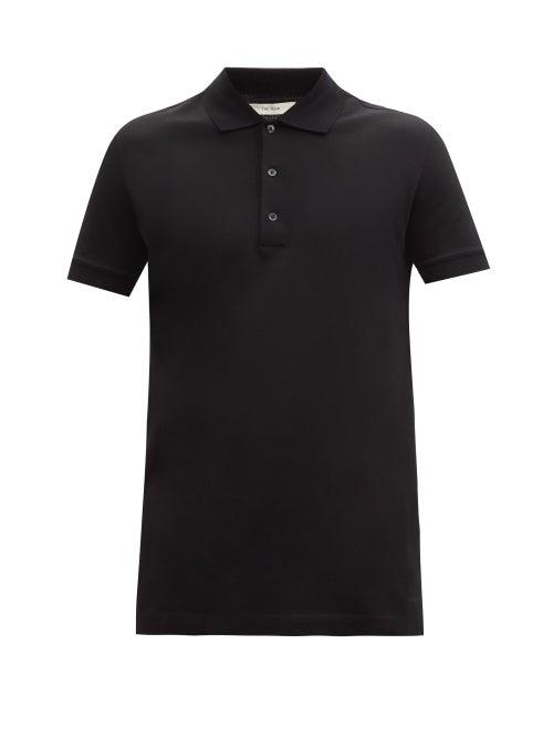The Row - Nahor Cotton-piqu Polo Shirt - Mens - Black
