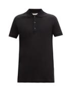 The Row - Nahor Cotton-piqu Polo Shirt - Mens - Black