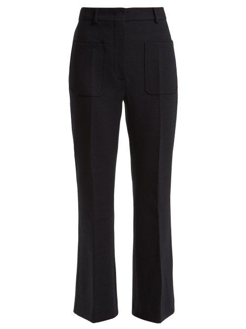 Matchesfashion.com Sportmax - Pool Trousers - Womens - Navy