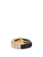 Matchesfashion.com Cercle Amde - She Couldn't Take It Crystal Embellished Ring - Womens - Black