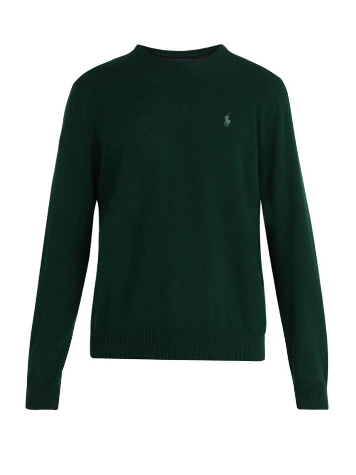 Polo Ralph Lauren Logo-embroidered Wool Sweater