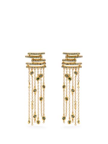 Maurizio Pintaldi Diamond & Yellow-gold Earrings