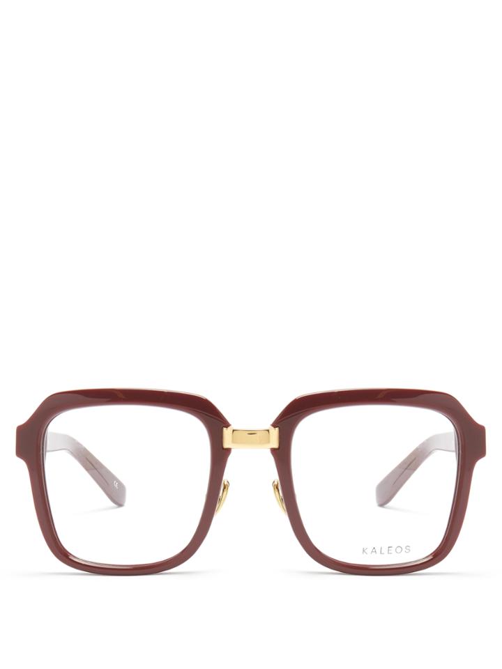 Kaleos Smiley Square-frame Glasses