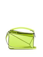 Matchesfashion.com Loewe - Puzzle Mini Leather Cross-body Bag - Womens - Yellow