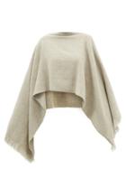 Lauren Manoogian - Fringed Poncho - Womens - Beige