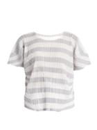 Pleats Please Issey Miyake Pierrot Short-sleeved Pleated Top
