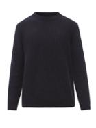 Nudie Jeans - August Crew-neck Ribbed Wool Sweater - Mens - Navy