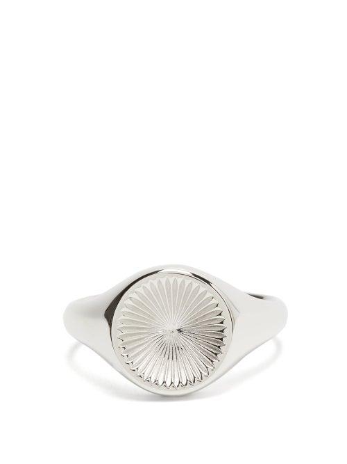 Matchesfashion.com Miansai - Solar Sterling-silver Signet Ring - Mens - Silver