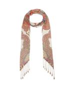 Etro - Paisley-print Chainmail Scarf Choker - Womens - Multi
