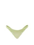 Isa Boulder - Highweave Woven High-leg Bikini Briefs - Womens - Lime Green