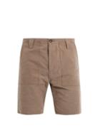 Matchesfashion.com The Lost Explorer - Chur Mid Rise Slub Cotton Shorts - Mens - Brown