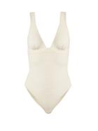 Matchesfashion.com Marysia - Nassau Reversible Tie Back Swimsuit - Womens - Cream White
