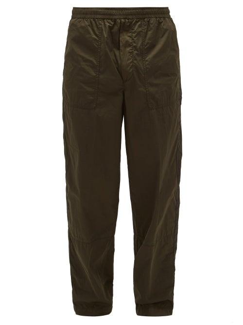 Matchesfashion.com Moncler - Logo Side-stripe Track Pants - Mens - Khaki