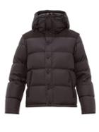 Matchesfashion.com Burberry - Lockwell Logo Patch Removable Sleeve Quilted Coat - Mens - Black