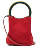 Matchesfashion.com Marni - Pannier Suede Bucket Bag - Womens - Red