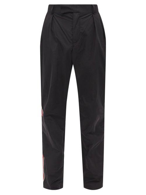 Ahluwalia - Great Grandad Upcycled-shell Straight-leg Trousers - Mens - Black