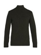 Matchesfashion.com Inis Mein - Beairtn Merino Wool Sweater - Mens - Green