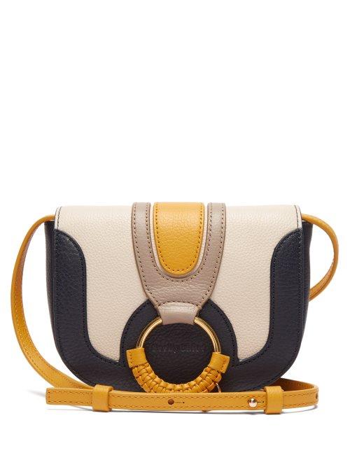 Matchesfashion.com See By Chlo - Hana Leather Cross Body Bag - Womens - Yellow Multi