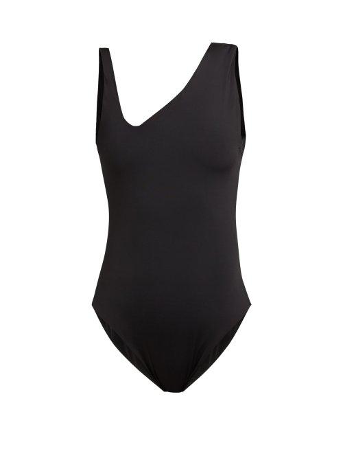 Matchesfashion.com Haight - Lucia Asymmetric Swimsuit - Womens - Black