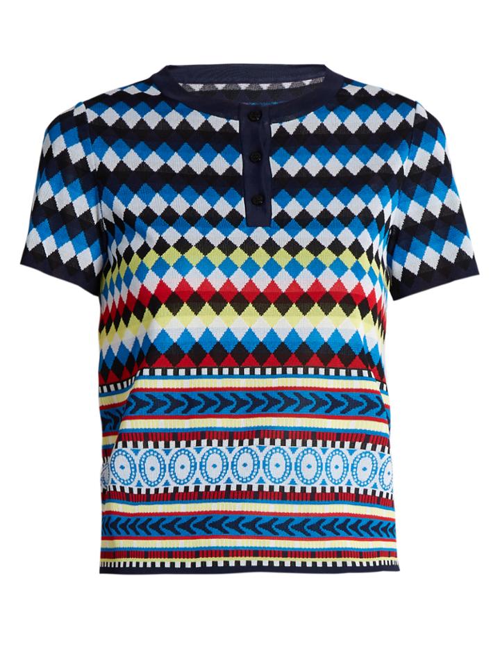 Mary Katrantzou Clio Eirene-jacquard Top