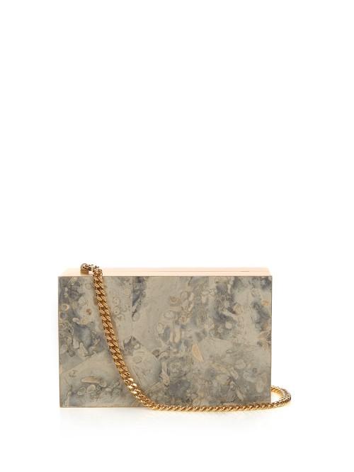 Stella Mccartney Stone Box Classic Clutch
