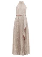 Matchesfashion.com Zimmermann - Sunray Polka-dot Crepe Midi Dress - Womens - Cream Print