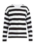 Ami Crew-neck Striped-jersey T-shirt