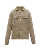 Matchesfashion.com Maison Margiela - Checked Wool Tweed Jacket - Mens - Multi