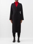 The Row - Malika Belted Wool-blend Coat - Womens - Black