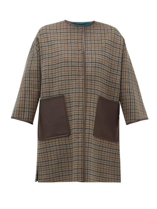 Matchesfashion.com Weekend Max Mara - Pareo Coat - Womens - Brown Multi