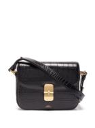Matchesfashion.com A.p.c. - Grace Small Croc-effect Leather Cross-body Bag - Womens - Black