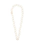 Matchesfashion.com Yvonne Lon - Heart-link Diamond & Gold Necklace - Womens - Crystal