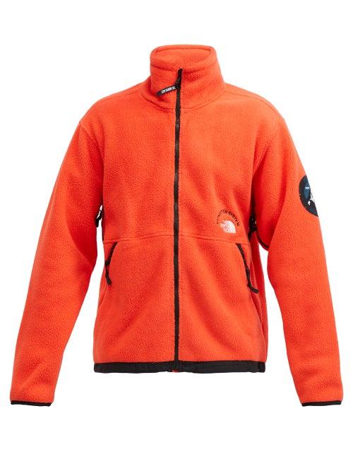 Matchesfashion.com The North Face - Nse Pumori Logo-embroidered Fleece Jacket - Mens - Orange