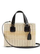 Matchesfashion.com Mark Cross - Manray Small Wicker Basket Bag - Womens - Black Multi