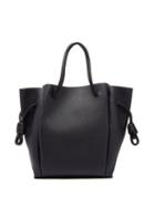 Matchesfashion.com Loewe - Flamenco Grained Leather Tote Bag - Womens - Black Navy
