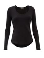 Matchesfashion.com Frances De Lourdes - Charly Organic Cotton T Shirt - Womens - Black