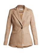 Altuzarra Acacia Single-breasted Pinstriped Blazer